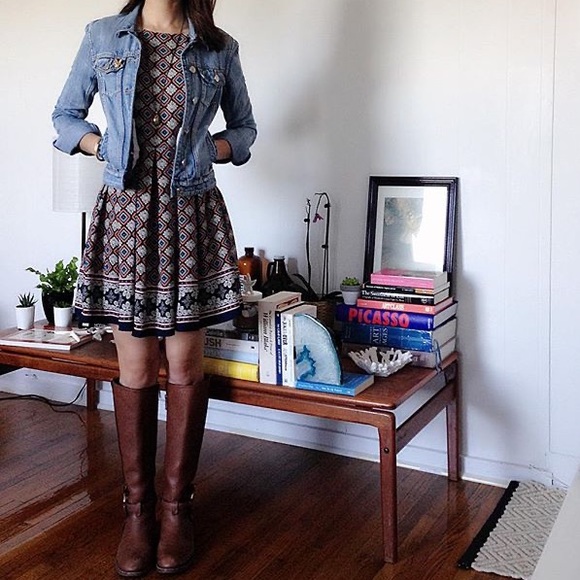 Moon Patterned Dress - Picture 6 of 7